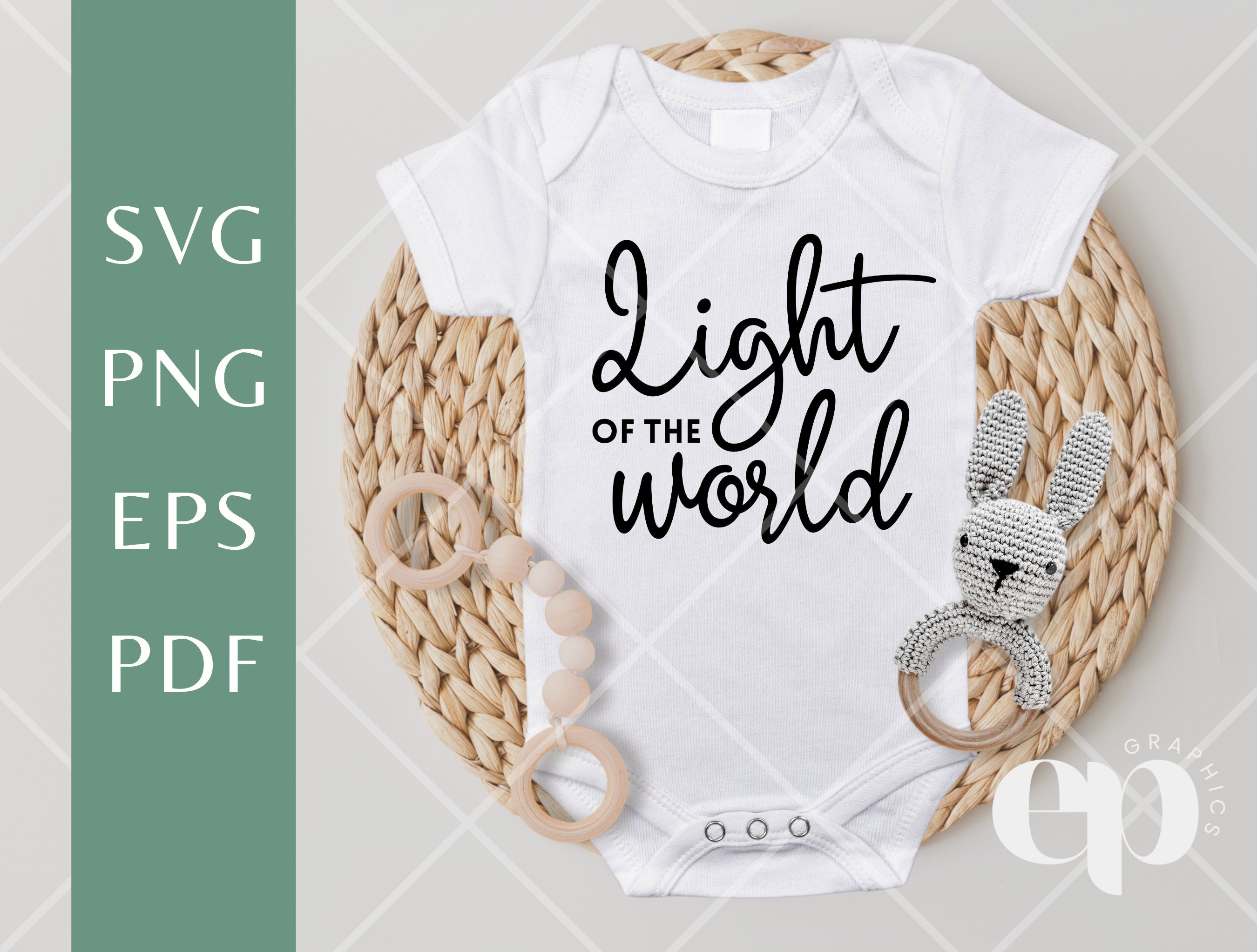 Light of the World SVG Christian Christmas SVG Christmas - Etsy