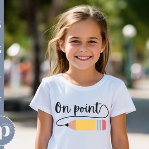 On Point Pencil SVG on Point Pencil PNG Teacher Gift SVG - Etsy UK