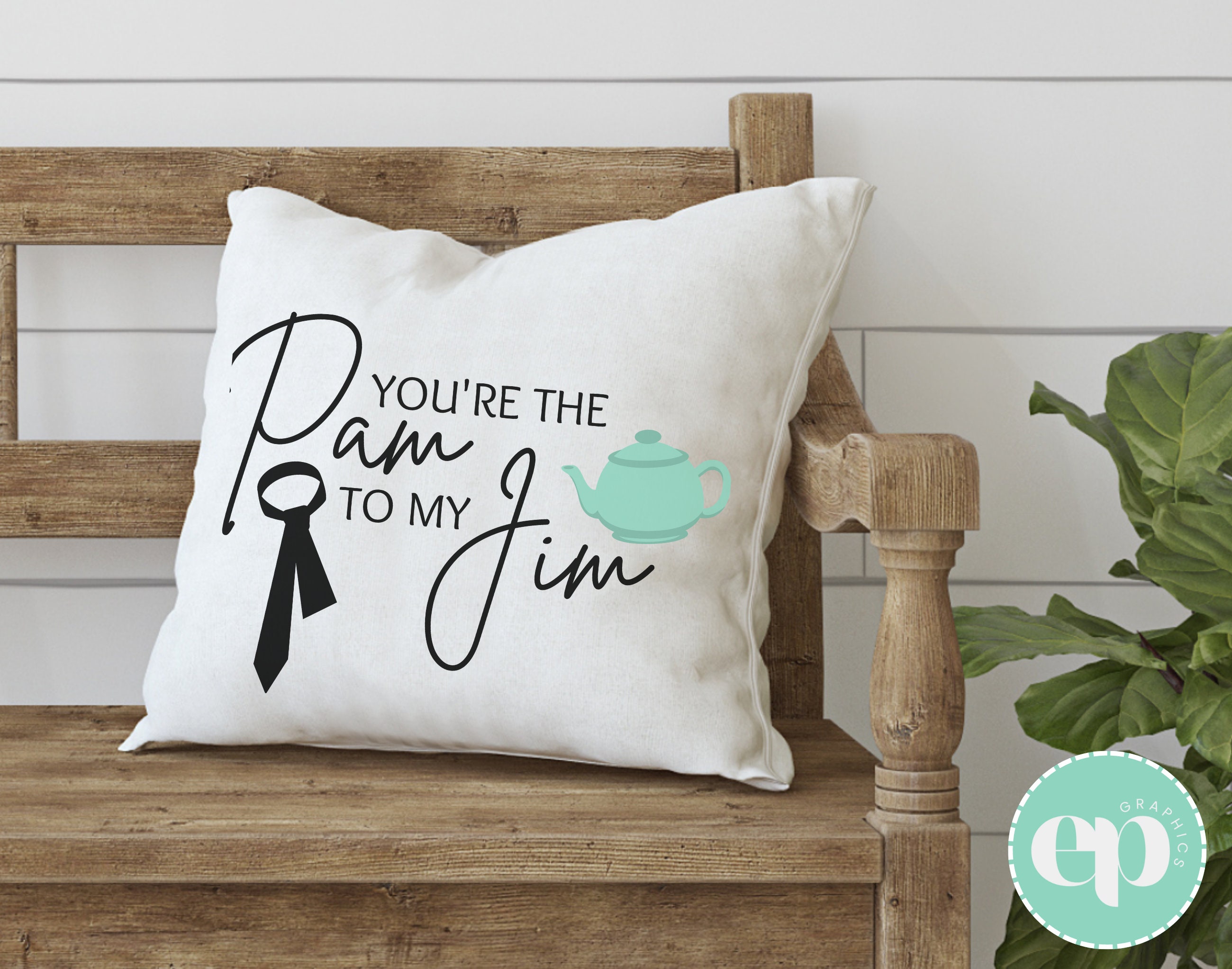 Jim to My Pam SVG Pam to My Jim SVG the Office SVG Bundle Etsy