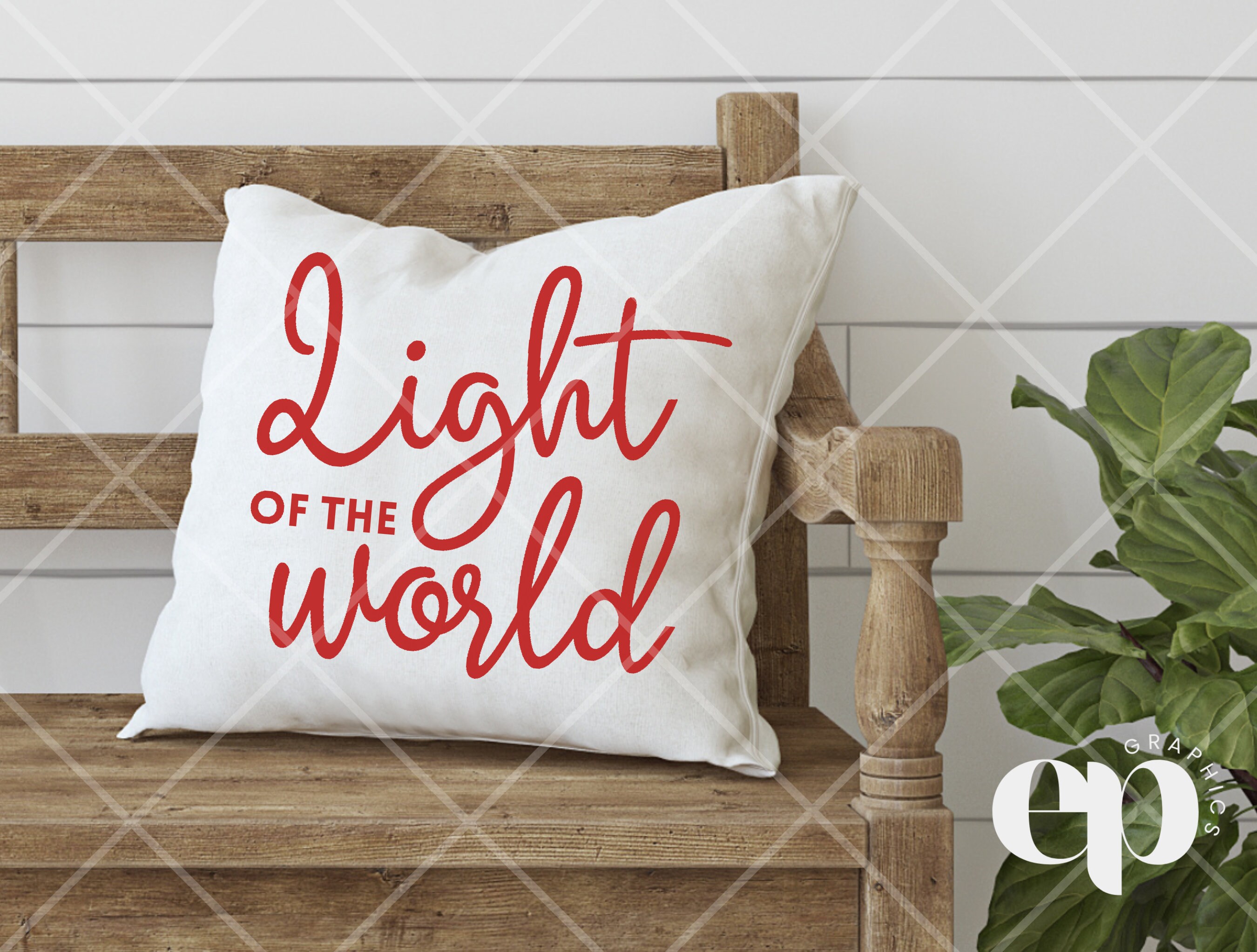 Light of the World SVG Christian Christmas SVG Christmas - Etsy