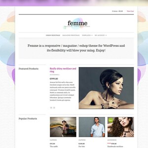 Femme eCommerce WordPress Theme