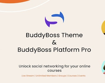 BuddyBoss Theme & BuddyBoss Plattform Pro - Deine Vision wird lebendig mit BuddyBoss - Live Stream, Unlimited Mitglied, Gruppen, Kurse, Veranstaltungen