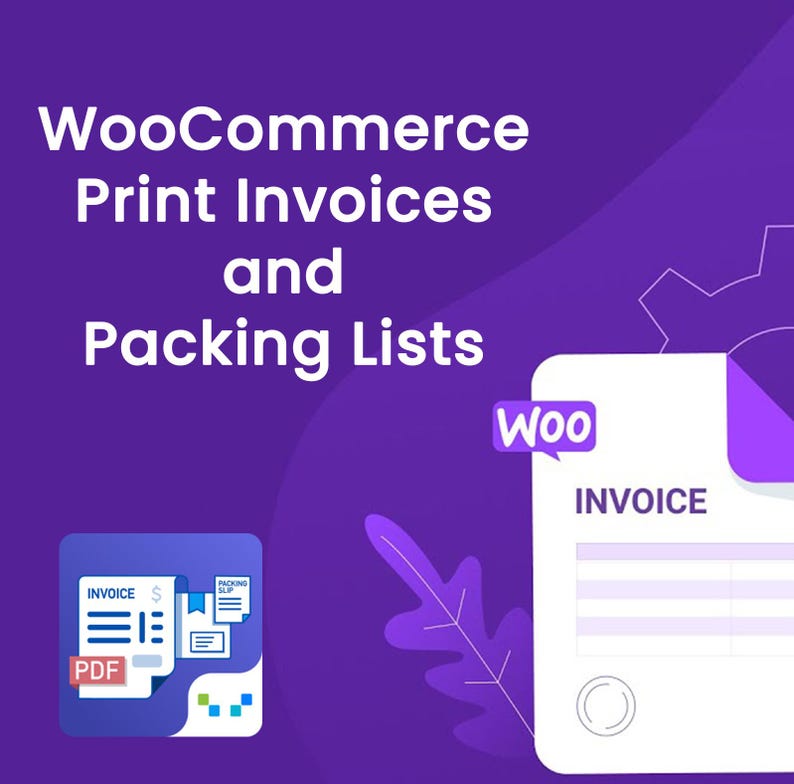 WooCommerce Print Invoices Packing Lists – WordPress Plugin (Digital Download) image 1