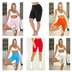 Plus size deals neon biker shorts