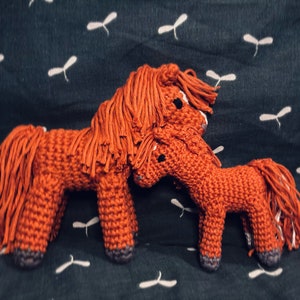 Horse or Unicorn PATTERN Amigurumi Crochet image 1