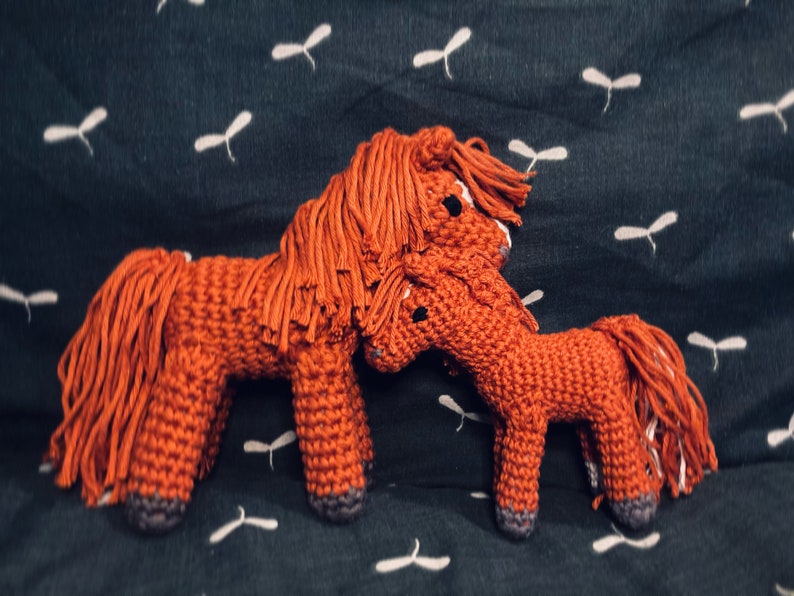 Horse or Unicorn PATTERN Amigurumi Crochet image 1