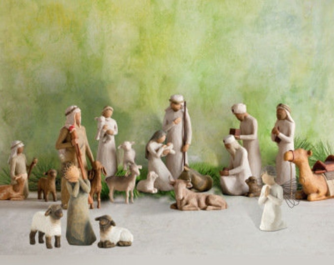 Clearance Extra Large 20 Piece Resin Nativity Collection, Christmas
