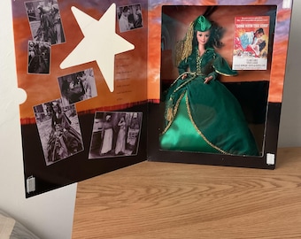 Vintage Scarlett O'hara Barbie Doll, 1990s Hollywood Legends Collection  Barbie, Green Barbecue Dress, Gone With the Wind, Collectible Barbie - Etsy