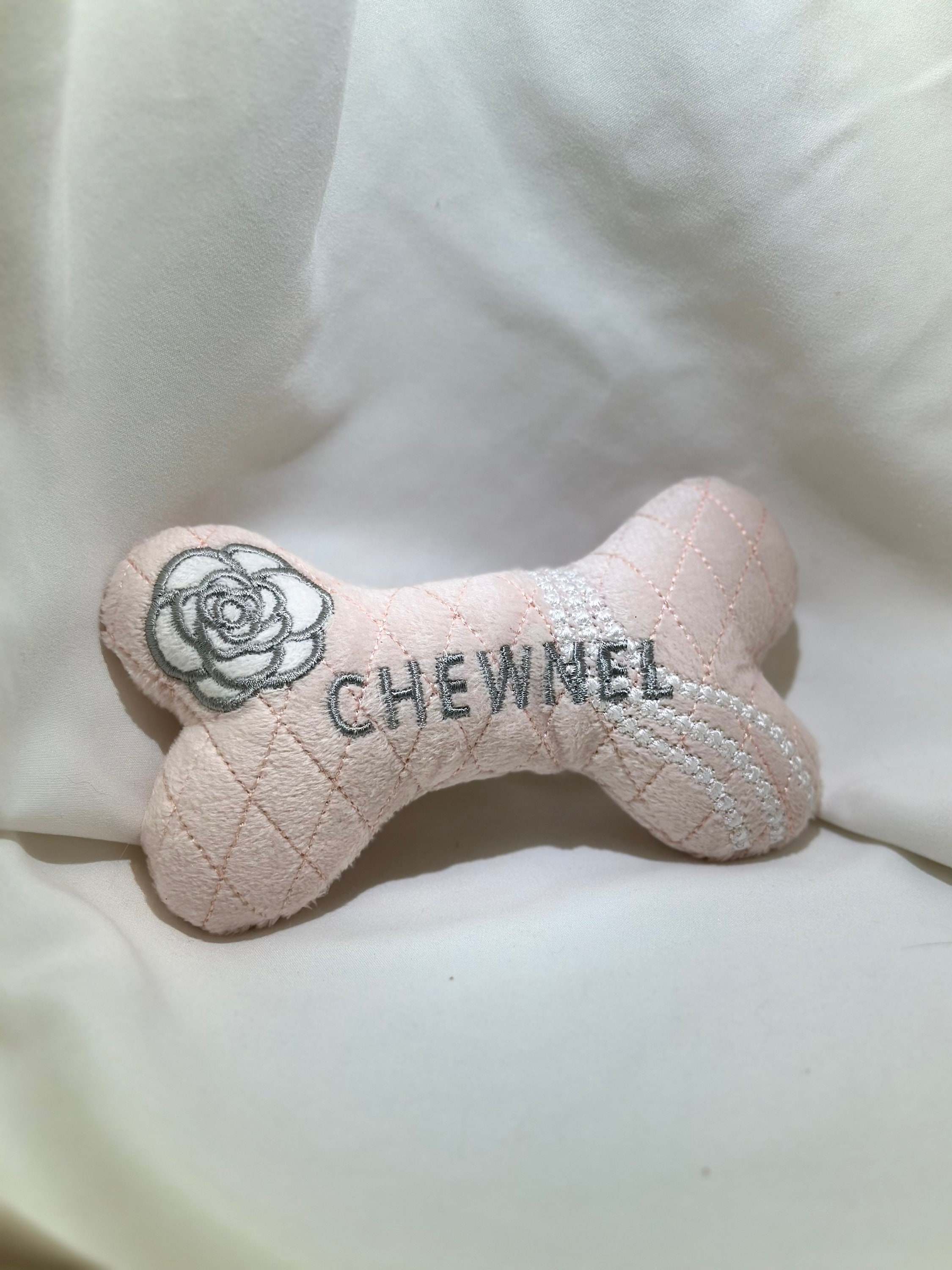 Pink Chewnel Dog Toy Purse Girl Funny Dog Toys Pet Fleece Squeak