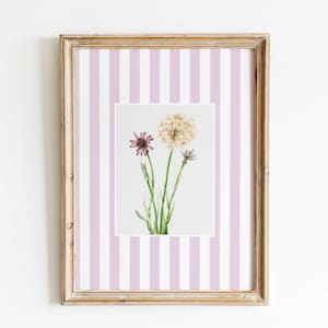Nancy Meyers Aesthetic Botanical Print, Vintage Floral Artwork, Coastal Grandma Wall Art, Cottagecore Living Room Decor Digital Download
