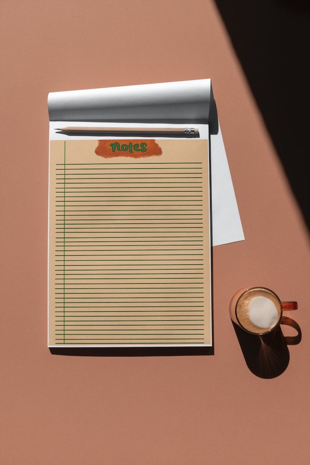 Desk Paper Note Fall Printable Stationery, Digital Note Paper, Printable Note Paper ...