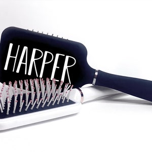 Personalized Hairbrush | Salon quality custom brush for hair | Kids, bridesmaid, Christmas, birthday, gift for her