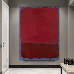 Mark Rothko Print Mark Rothko Painting Rothko Museum Exhibition,Rothko Poster,Rothko Wall Art Rothko Reproduction, living room decor,