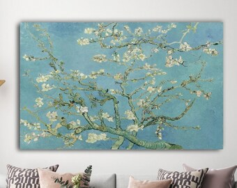 Vincent van Gogh,Almond Blossom, Almond Blossom decor, Almond Blossom poster, canvas wall art, living home decor,Van Gogh art, ready to hang