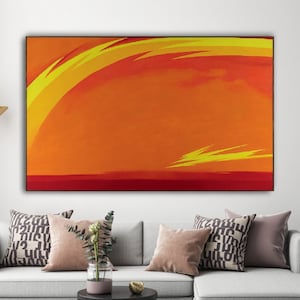 Georgia O&#39;Keeffe,From the Plains II , Georgia O&#39;Keeffe&#39;s Art,Colorful picture, Okeeffe wall art,Exhibition Decor,Georgia O&#39;Keeffe Gift