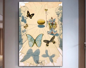 Salvador Dali,Surrealism Painting,canvas print art,Salvador Dali decor, picture wall art,living room decor,dali canvas decor,dali print art,