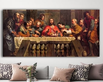 レオナルド・ダ・ヴィンチ作「最後の晩餐」マットポスター - Etsy 日本