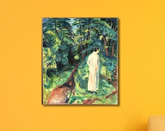 Four Women in the Garden - Edvard Munch Hand-painted Oil Painting