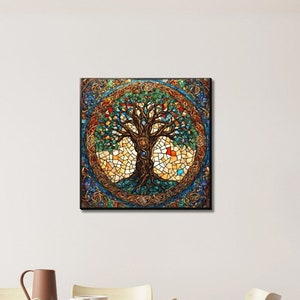 Tree of Life, Tree of Life art,modern canvas print, Tree of Life decor, Tree of Life Print,modern canvas print,canvas wall art,ready to hang