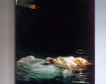 The Young Martyr, 1855, By Paul Delaroche,Paul Delaroche decor, Paul Delaroche art