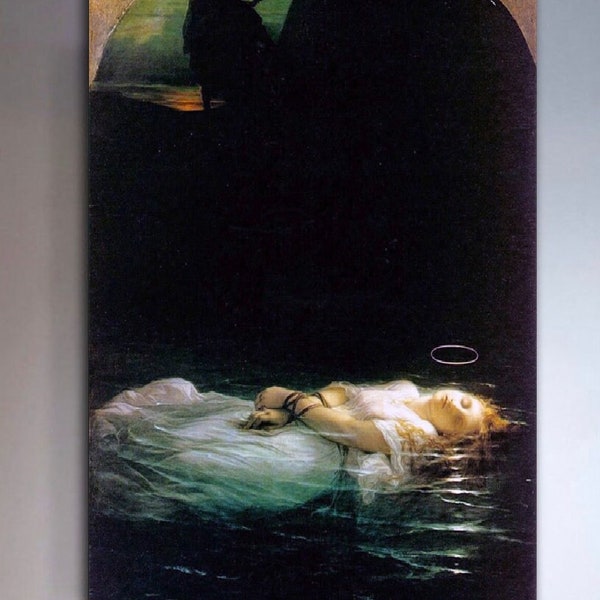 The Young Martyr, 1855, By Paul Delaroche,Paul Delaroche decor, Paul Delaroche art