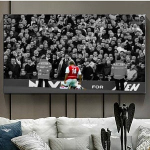 Thierry Henry,Thierry Henry poster,Football Arsenal,room wall art,Thierry Henry decor, football print art,