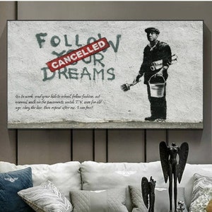 Banksy, decoración Banksy, Banksy Balloon Girl, decoración con globos de Banksy, decoración de sala de estar, arte con impresión de globos, decoración de Banksy, arte con globos de Banksy