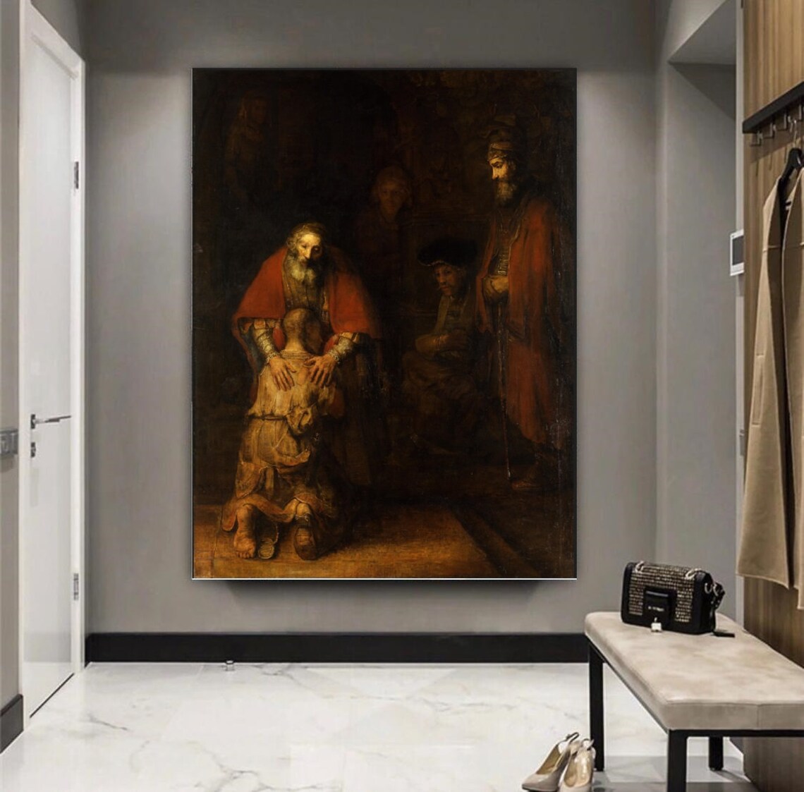 Rembrandt the Return, of the Prodigal Son 1663 ,the Return Decor,modern ...