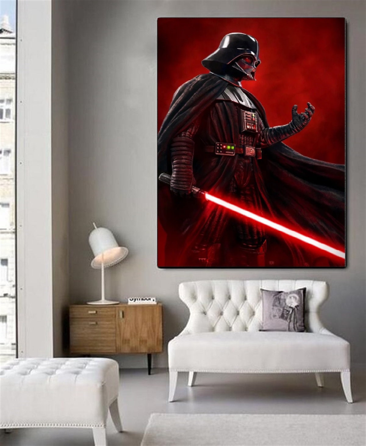 Starwars Darth Vader,starwars Canvas,starwars Print Art,starwars Wall Decor,  Kids Room Decor, Darth Vader Poster, Game Wall Decor, - Etsy