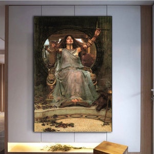 John William Waterhouse,Circe Offering the Cup to Odysseus,John William decor,modern art,John William art,Circe Offering decor,