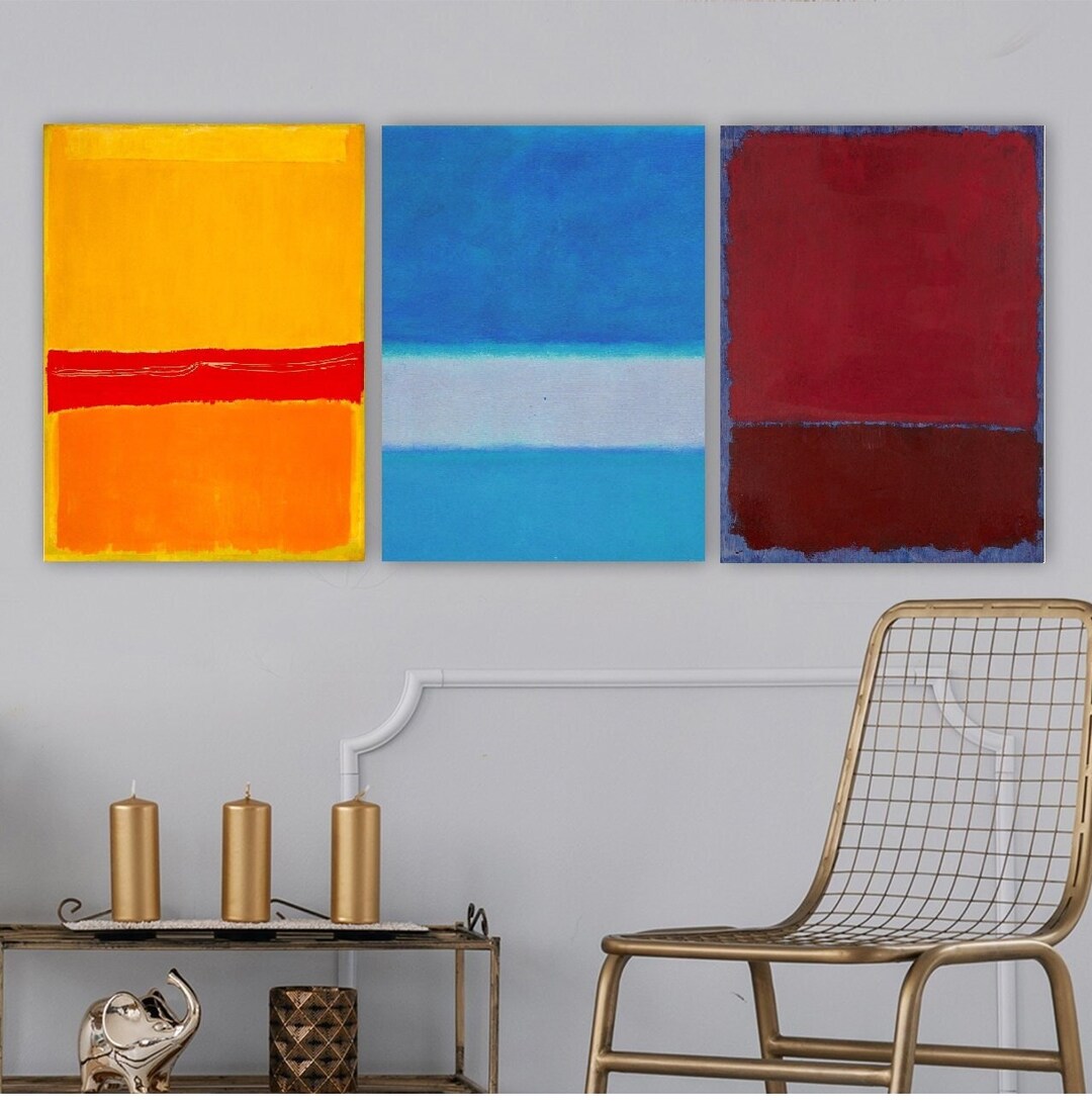 Buy Set of 3, Mark Rothko, Rothko Wall Art Rothko Reproduction,rothko ...