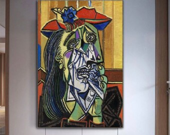 Picasso's Weeping Woman,weeping Woman Prints,,vintage Canvas