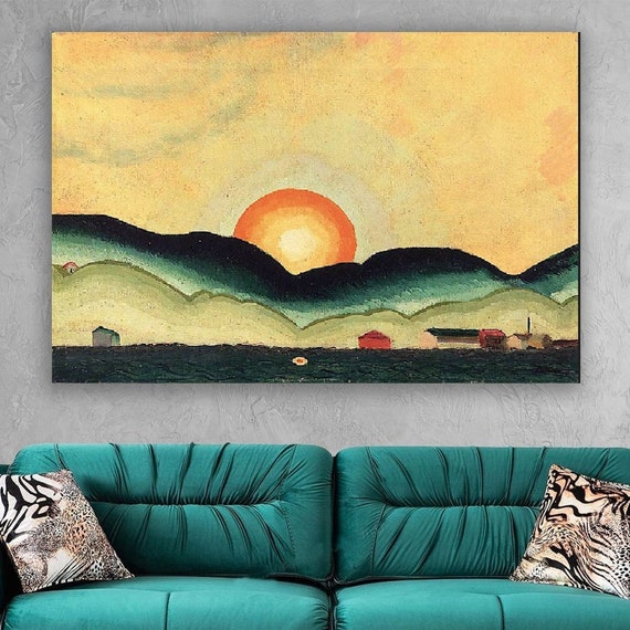 Arthur Dove, Sunrise, Northport Harbor, by Arthur Dove, American 1929,  Living Room Decor, Arthur Dove Poster, Canvas Print Decor, - Etsy