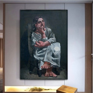 pablo picasso seated women 1920, picasso decor,modern art, picasso art,Circe Offering decor,Canvas Reproduction