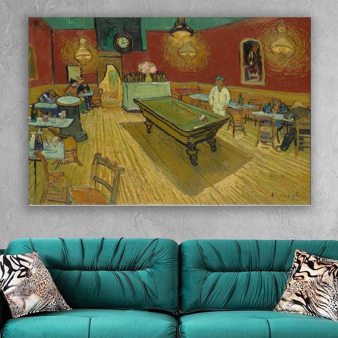 Vincent Van Gogh, Le Café De Nuit,the Night Café, 1888,van Gogh Art,night Café Decor,night Café