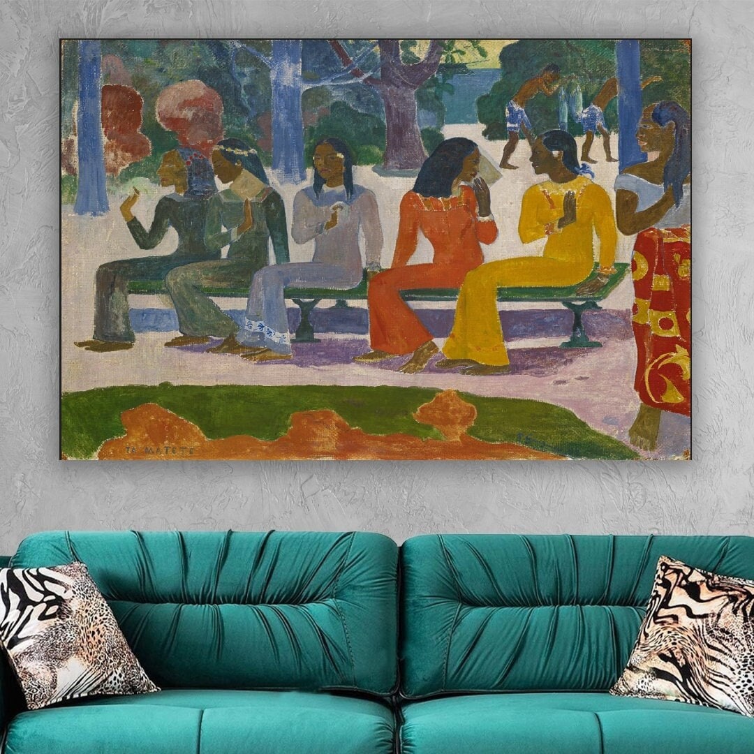 Paul Gauguin, 1892, Ta Matete,paul Gauguin Art,ta Matete Decor,ta Matete  Poster - Etsy, image size:1080x1080