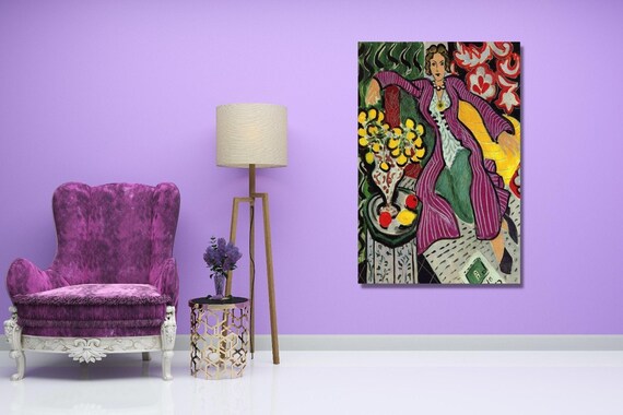 Henri Matisse, Woman in a Purple Coat, 1937 ,henri Matisse