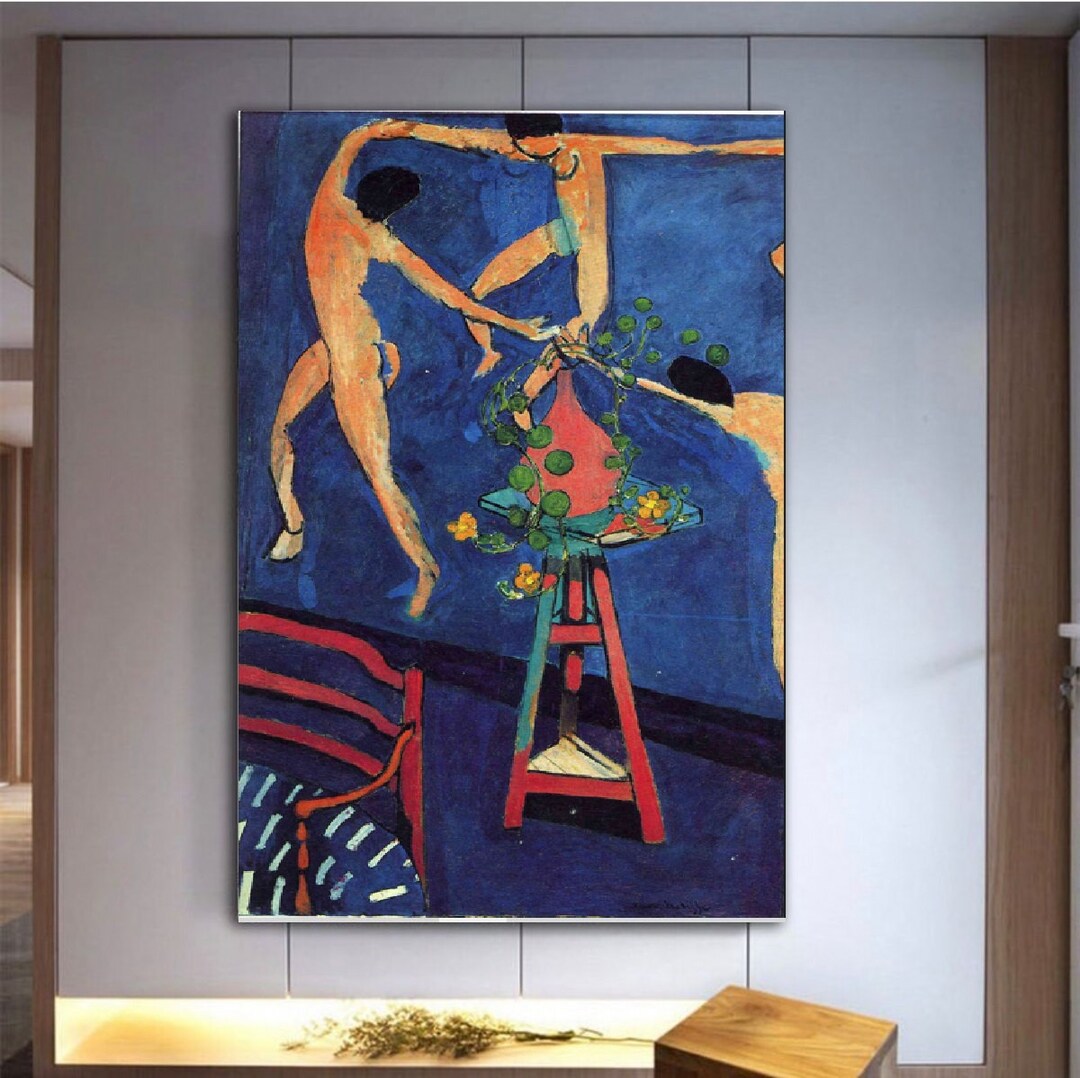 アンリ・マティス、「ナスタチウムと≪ダンス≫」、希少な画集より アンリ・マティス、ダンスとナスタチウム、モダンな装飾