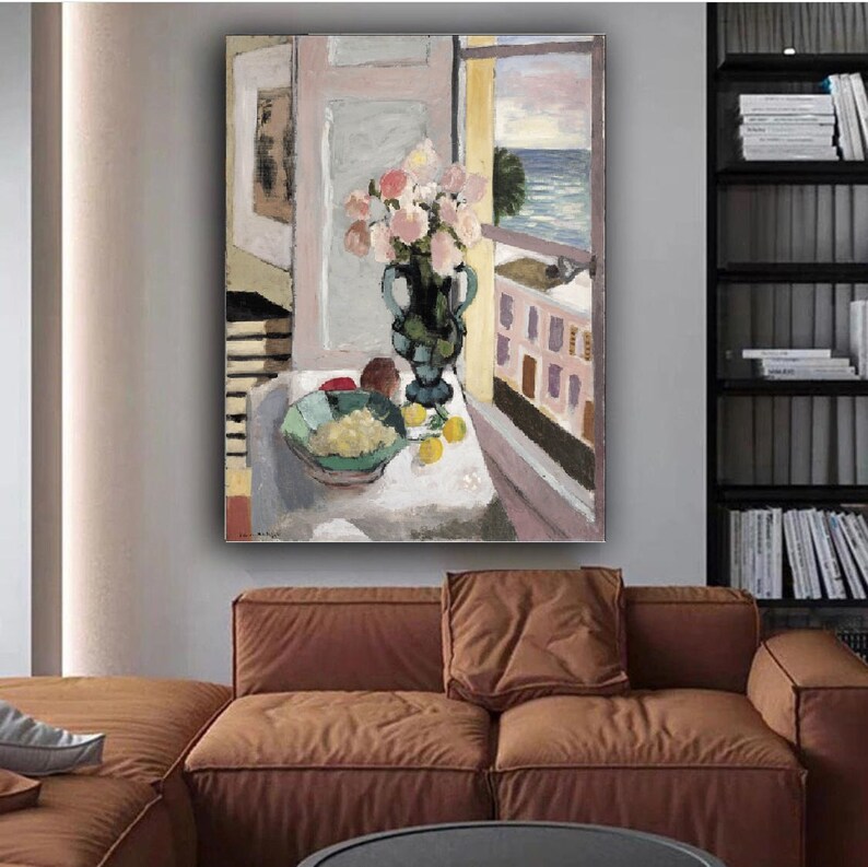 Matisse Roses Henri Matisse ,safrano Roses, at the Window, 1925,henri Matisse Decor ...