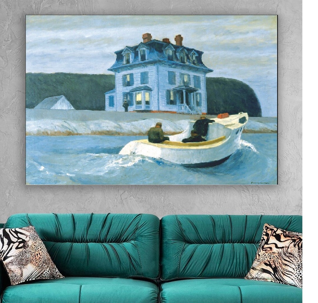 Edward Hopper,hopper Print Art,living Room Decor, Modern Wall Art