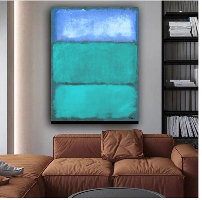 Mark Rothko, Reproduction Modern Painting Abstract Framed Canvas Wall