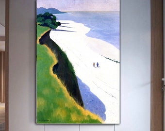 フェリックス・ヴァロットン版画：白い浜辺、ファインアート紙 - Etsy 日本