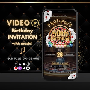 Invito serata casinò / Invito compleanno poker pensionamento / Invito festa poker / Festa serata casinò / Carte da gioco