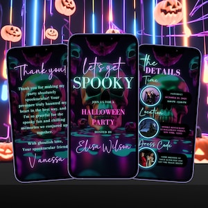 Halloween Video Invitation | Animated Halloween Invitation | Halloween Custom Invite | Spooky Invite | Halloween Party Invitation