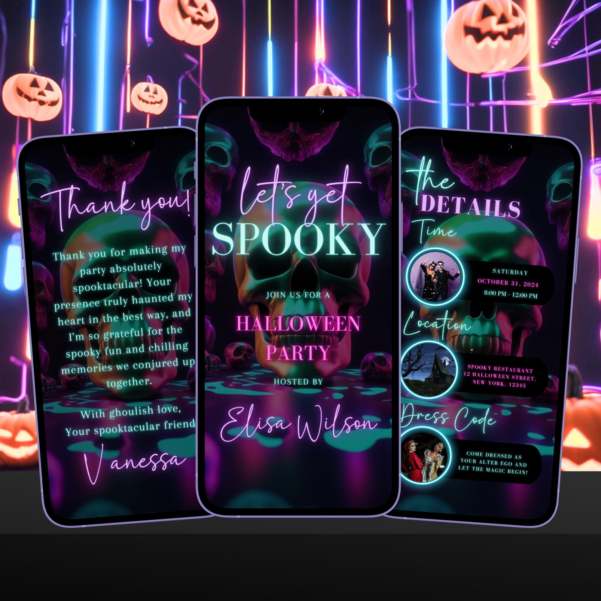 Halloween Video Invitation | Animated Halloween Invitation | Halloween Custom Invite | Spooky Invite | Halloween Party Invitation