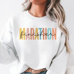 Marathon Finisher Sweatshirt , Marathon Runner Gift, 26.2 Marathon Running Sweater, Marathon Runner Gift for Her or Him, Gift for runner