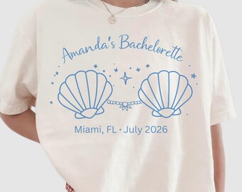 Coastal Bachelorette Shirts, Comfort Colors Personalized Bridal Party Top, Bikinis and Martinis Last Splash shirt, Last toast Costal Tee