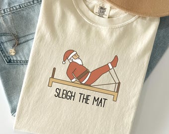Pilates Lover Shirt, Funny Christmas Pilates Tee, Comfort Colors Pilates Instructor Gift, Pilates Teacher Gift, Pilates Lover Gifts