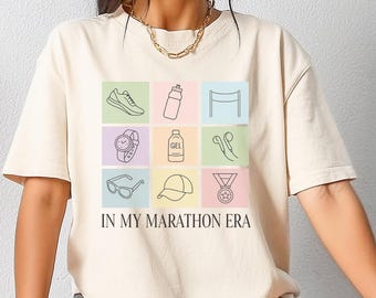 In My Marathon Era Shirt, Running Tee, Running T Shirt, Runner Gift, Marathon Gift, Running Clothes, Marathon Runner Shirt, Gift for runner