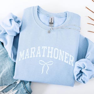 Marathon Runner Crewneck Sweatshirt , Marathon Runner Gift, 26.2 Marathon Running Sweater, Marathon Runner Gift for Her, Gift for runner